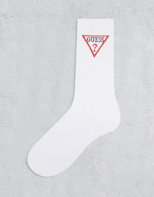 Calcetines Guess Originales Logo Hombre Blancas Con Guess CON LOGO