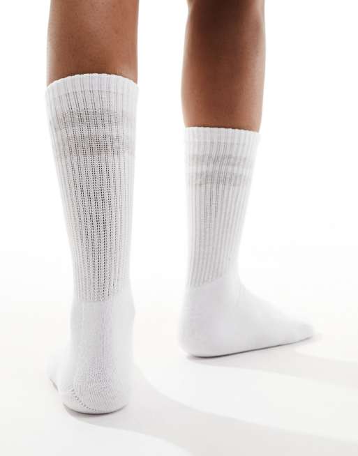 Calcetines blancos y grises deportivos de canalé de Vero Moda, 2 de 4