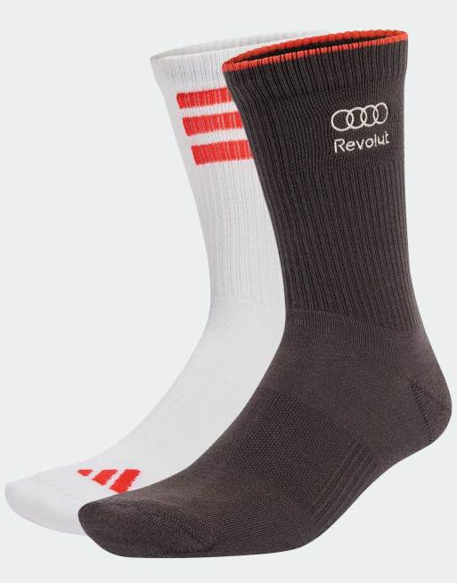 Calcetines blancos y negro utilitario Audi Revolut Formula One Team DNA ...