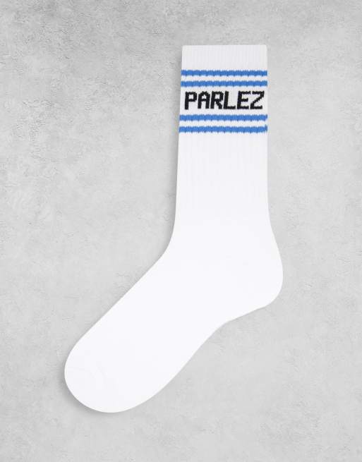 Calcetines con ribetes azules Rode de Parlez