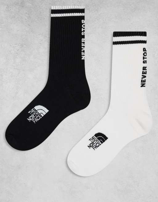 Calcetines de color negro y blanco de caña alta NSE Everyday de The North Face