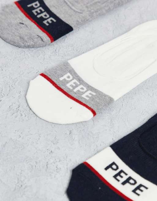 Calcetines de deporte en azul marino, gris y blanco Luneta de Pepe Jeans, 3 de 4