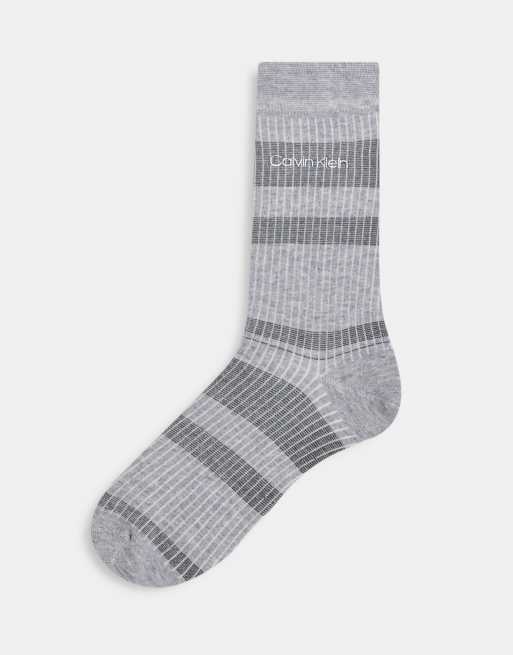 Calcetines deportivos a rayas grises Jacob de Calvin Klein