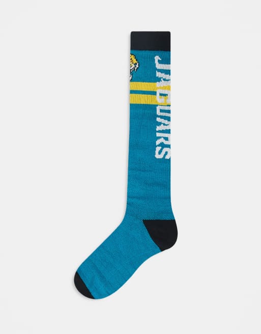 Calcetines multicolores para esquí y snowboard con diseño de los Jacksonville Jaguars de OOSC x NFL 