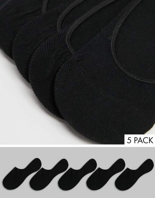 Calcetines negros de corte invisible de River Island