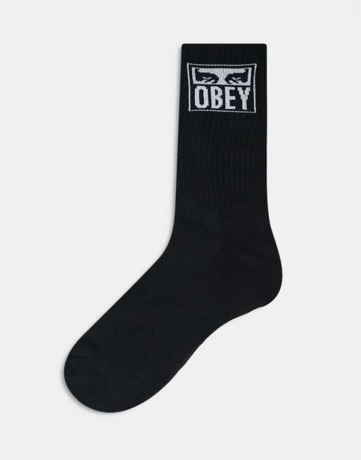 Calcetines negros Two Eyes Icon de Obey