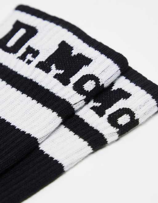 Calcetines negros unisex con logo Athletic de Dr. Martens, 4 de 4