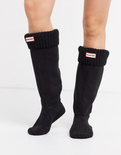 Calcetines para botas estilo cárdigan con costuras de Hunter