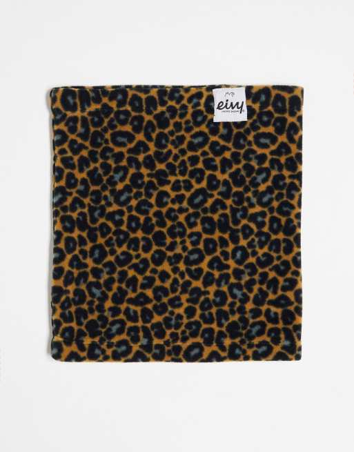 Calentador de cuello con diseño de leopardo de Eivy 