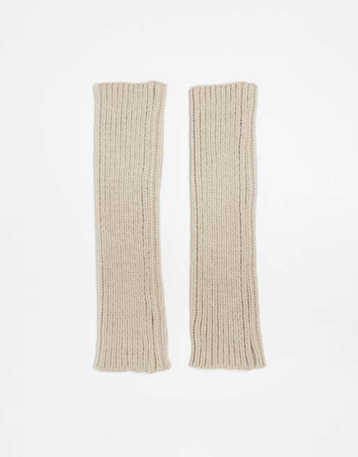 Calentadores color topo para brazos Gracie de Topshop