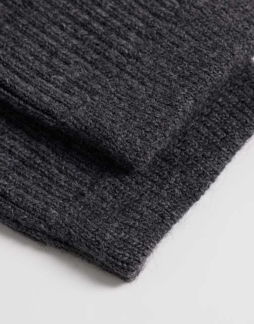 Calentadores para piernas grises de punto de ASOS DESIGN, 3 de 3
