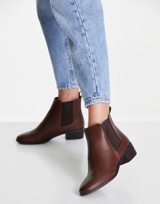 Call it Spring ankle boot in dark brown