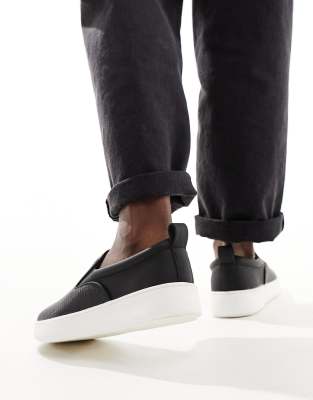 Call It Spring Aprill Slip On Sneakers In Black