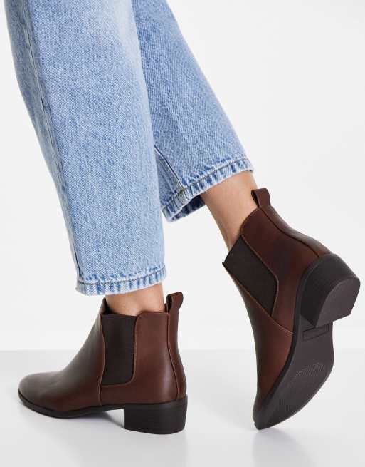 Bottines 2024 marron foncé