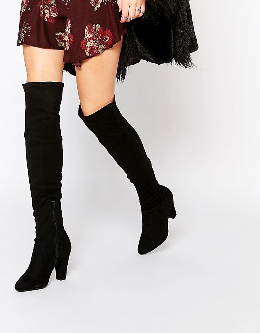 Call It Spring by ALDO vegan Conwill over the knee boots in black