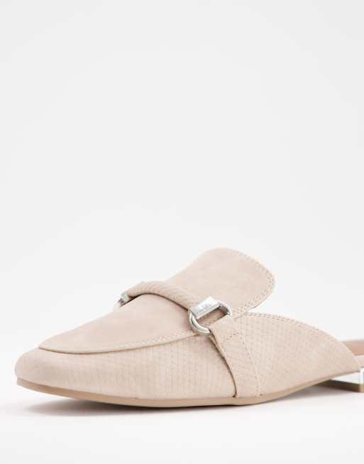 Rusland Romantik tiggeri Call It Spring by ALDO Holly vegan backless flat loafers in bone | ASOS