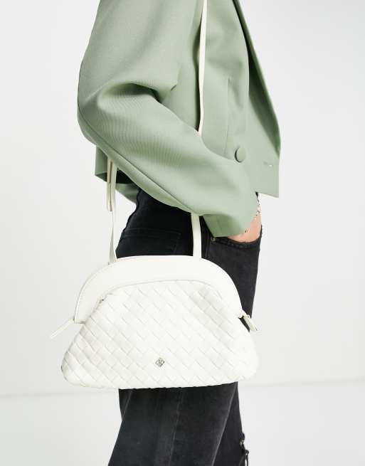 Call It Spring by ALDO – Janetty – Vit vävd axelremsväska - WHITE
