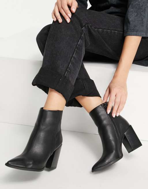 Black 2024 spring booties