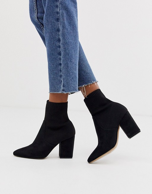 Call It Spring by ALDO Liivi heeled ankle boots in black