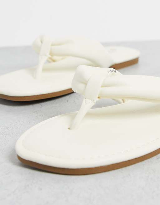 Call It Spring by ALDO Triwen flip flop sandals in bone WHITE ASOS