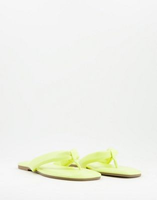 Call It Spring by ALDO Triwen flip flop sandals in yellow - YELLOW