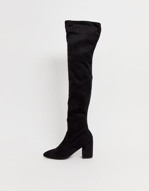 Call It Spring Black Knee High Boots Hotsell