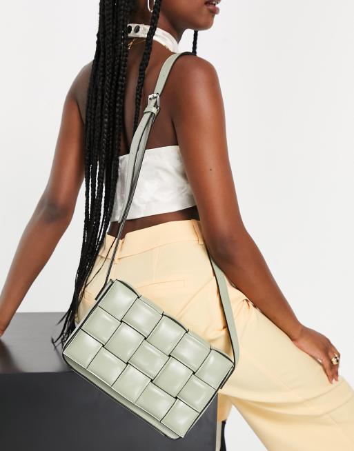 Call It Spring by ALDO Weaved vegan woven padded crossbody bag in