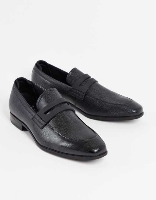 Call It Spring – Drew – Tłoczone loafersy w kolorze czarnym – BLACK