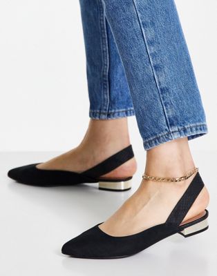 Call it Spring flat shoes in black