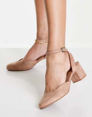 Call it Spring heeled shoes in beige