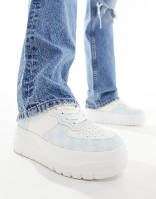  Ivey chunky trainers in light blue