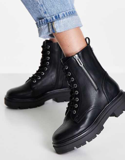 Call it spring 2025 lace up boots