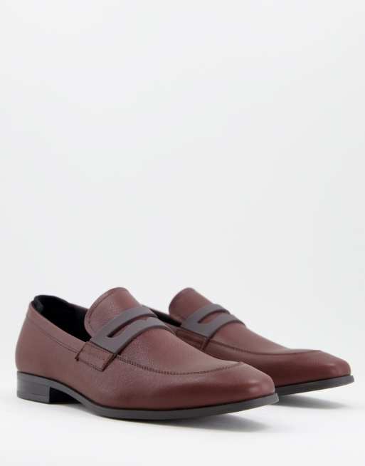 Call It Spring – Loafer mit Prägung in Braun - BROWN