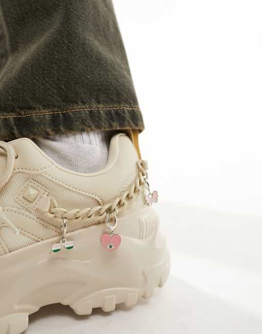 Call It Spring Major super chunky sneakers with charm detail in