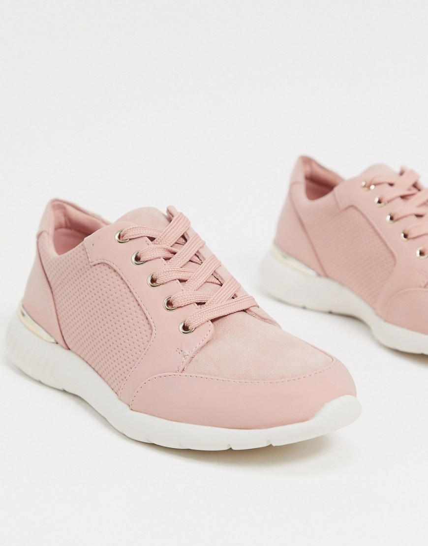 Call It Spring - Ruiz - Sneakers rosa chiaro con dettagli metallici-Oro