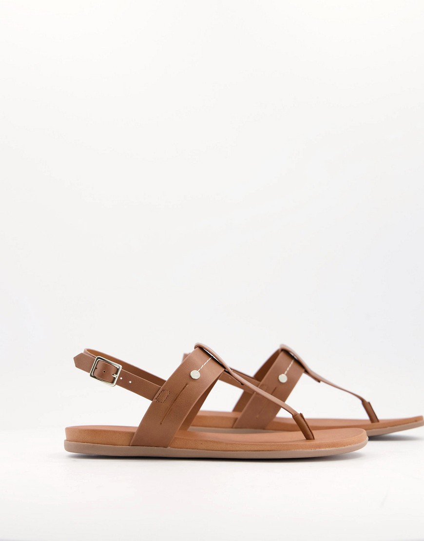 Call It Spring – Sagee – Bruna platta sandaler-Ljusbrun