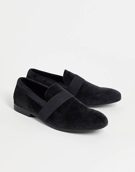 Call It Spring vegan owen loafers in patent black