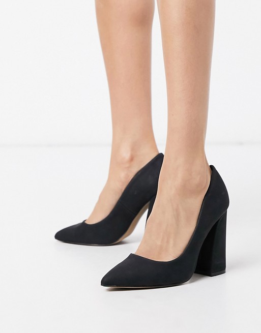 Call It Spring yara block heeled shoes in black