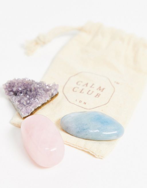 Calm Club good vibes relaxing crystal set