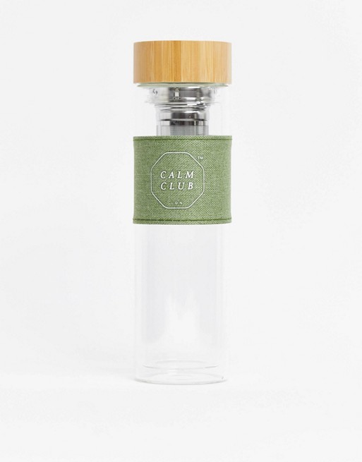 Calm Club tea infusion water bottle