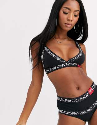 calvin klein bold 1981 bralette
