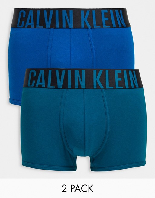 Calvin Klein 2 pack cotton stretch trunks