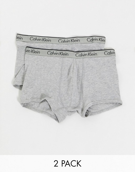 Calvin Klein 2 Pack Grey Trunks