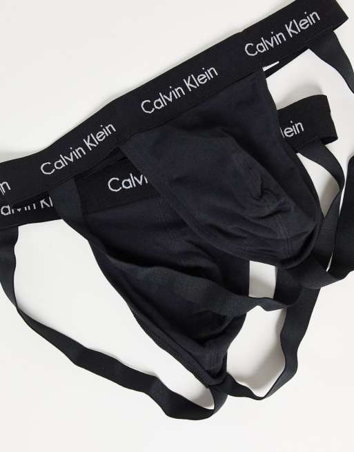 Calvin Klein mens CK GREY cotton athletic jock jockstrap underwear