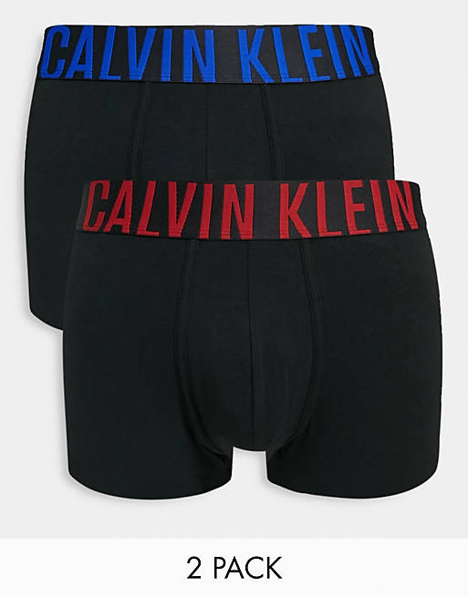 Calvin Klein 2 pack trunks in black