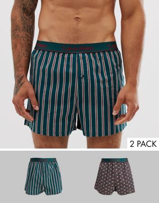 Calvin Klein - 2 Set van slim-fit geweven boxershort-Multi