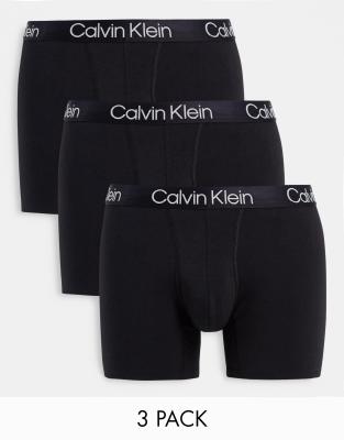 Calvin Klein Slips 3P 3-Pack Brief Superblack