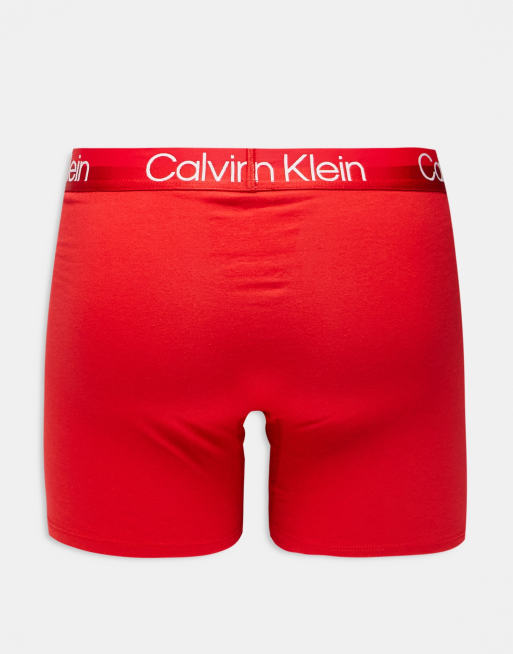 Red calvin on sale klein boxers