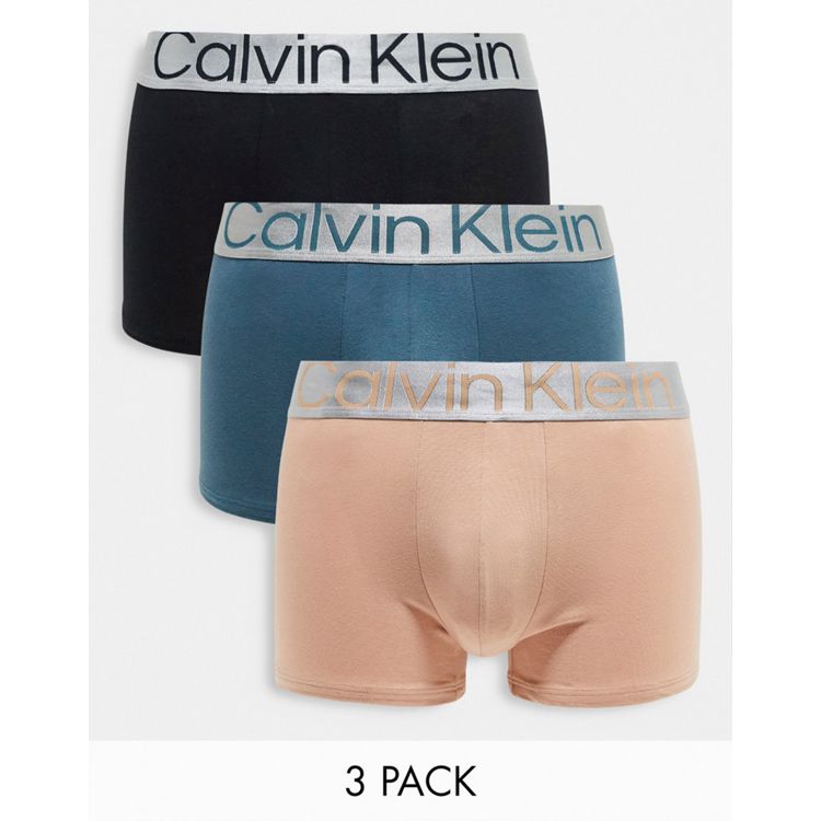 New Look 3-pack boxers in gray, sage and lilac