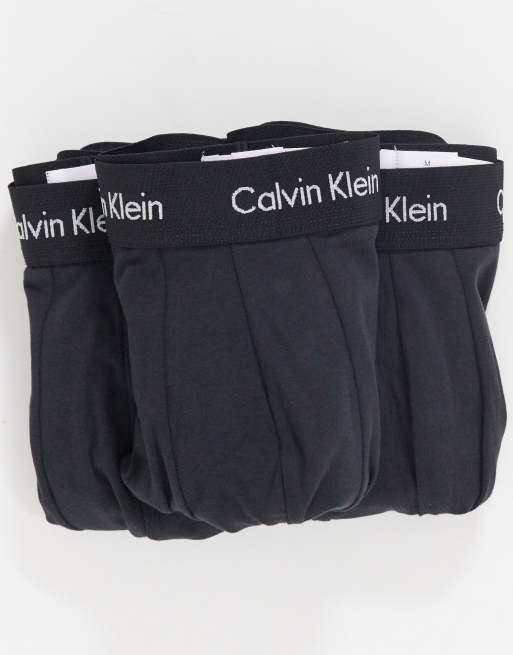 Calvin Klein Underwear: Three-Pack Black Boxer Briefs